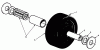 Toro 30136 - 36" Side Discharge Mower, 1988 (8000001-8999999) Pièces détachées CASTOR WHEEL ASSEMBLY NO. 27-1050 (OPTIONAL)