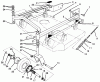 Toro 30136 - 36" Side Discharge Mower, 1994 (4901037-4999999) Pièces détachées CARRIER FRAME ASSEMBLY