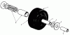 Toro 30144 - 44" Side Discharge Mower, 1989 (900001-999999) Pièces détachées CASTOR WHEEL ASSEMBLY NO. 27-1050 (OPTIONAL)