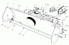 Toro 30544 (117/120) - 44" Side Discharge Mower, Groundsmaster 117/120, 1992 (200001-299999) Pièces détachées 44" SNOW THROWER MODEL NO. 30761 (OPTIONAL) #1
