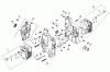 Toro 30544 (117/120) - 44" Side Discharge Mower, Groundsmaster 117/120, 1992 (200001-299999) Pièces détachées CRANKCASE-ENGINE KOHLER MODEL NO. M18QS-24657