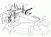 Toro 30544 (117/120) - 44" Side Discharge Mower, Groundsmaster 117/120, 1992 (200001-299999) Pièces détachées CUTTING UNIT MODEL NO 30747