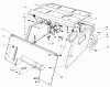 Toro 30544 (117/120) - 44" Side Discharge Mower, Groundsmaster 117/120, 1992 (200001-299999) Pièces détachées SEAT SUPPORT ASSEMBLY
