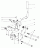 Toro 30560 - 52" Rear Discharge Mower, 1985 (5000001-5999999) Listas de piezas de repuesto y dibujos VALVE AND LEVER ASSEMBLY