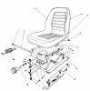 Toro 30575 - 72" Side Discharge Mower, 1990 (000001-099999) Listas de piezas de repuesto y dibujos DELUXE SEAT KIT MODEL NO. 30772