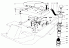 Toro 30575 - 72" Side Discharge Mower, 1991 (100001-199999) Listas de piezas de repuesto y dibujos SEAT MOUNT AND AIR CLEANER ASSEMBLY
