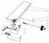 Toro 30575 - 72" Side Discharge Mower, 1990 (000001-099999) Pièces détachées TRACTION PEDAL ASSEMBLY