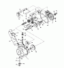 Toro 57241 - 32" Side Discharge Mower, 1972 (2000001-2999999) Listas de piezas de repuesto y dibujos MODEL 352 TRANSMISSION TECUMSEH
