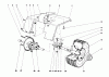 Toro 57241 - 32" Side Discharge Mower, 1972 (2000001-2999999) Listas de piezas de repuesto y dibujos REAR AXLE ASSEMBLY
