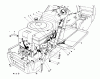 Toro 57354 (11-44) - 11-44 Pro Lawn Tractor, 1986 (6000001-6999999) Pièces détachées ENGINE ASSEMBLY
