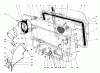 Toro 57365 (11-38) - 11-38 Pro Lawn Tractor, 1986 (6000001-6999999) Pièces détachées EASY-EMPTY GRASS CATCHER MODEL 59111 (OPTIONAL)