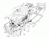 Toro 57365 (11-38) - 11-38 Pro Lawn Tractor, 1987 (7000001-7999999) Pièces détachées ENGINE ASSEMBLY