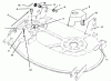 Toro 78216 - 38" Side Discharge Mower, 260 Series Yard Tractors, 1994 (4900001-4999999) Pièces détachées COVER ASSEMBLY