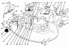 Toro 78216 - 38" Side Discharge Mower, 260 Series Yard Tractors, 1994 (4900001-4999999) Pièces détachées CUTTING UNIT ASSEMBLY
