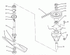Toro 78230 - 42" Side Discharge Mower, 260 Series Yard Tractors, 1993 (3900001-3999999) Pièces détachées SPINDLE ASSEMBLY