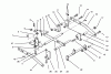 Toro 78300 - 36" Rear Discharge Mower, 1993 (3900001-3999999) Pièces détachées DECK SUSPENSION