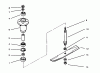 Toro 78305 - 36" Rear Discharge Mower, 1995 (5900001-5999999) Listas de piezas de repuesto y dibujos SPINDLE AND BLADE