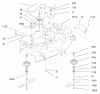 Toro 78357 - 44" Side Discharge Mower, 5xi Garden Tractor, 2000 (200000001-200999999) Listas de piezas de repuesto y dibujos SPINDLE AND BLADE ASSEMBLY
