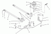 Toro 78445 - 50" Side Discharge Mower, 1995 (590001-599999) Listas de piezas de repuesto y dibujos PLATE & IDLER ASSEMBLY