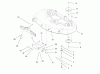 Toro 79108 - 44" Recycler Mower, XL Series Lawn Tractors, 1997 (7900001-7999999) Pièces détachées DECK ASSEMBLY