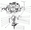Toro 30156 - Mid-Size Proline Gear Traction Unit, 12.5 hp, 1991 (100001-199999) Pièces détachées ENGINE ASSEMBLY