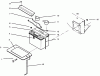 Toro 30191 - Mid-Size Proline Hydro Traction Unit, 20 hp, 1995 (590001-599999) Pièces détachées BATTERY ASSEMBLY