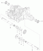 Toro 105-1383 - Hydrostatic Transaxle Replacement Kit, 260 Series Yard and Garden Tractors Listas de piezas de repuesto y dibujos AXLE SHAFT ASSEMBLY