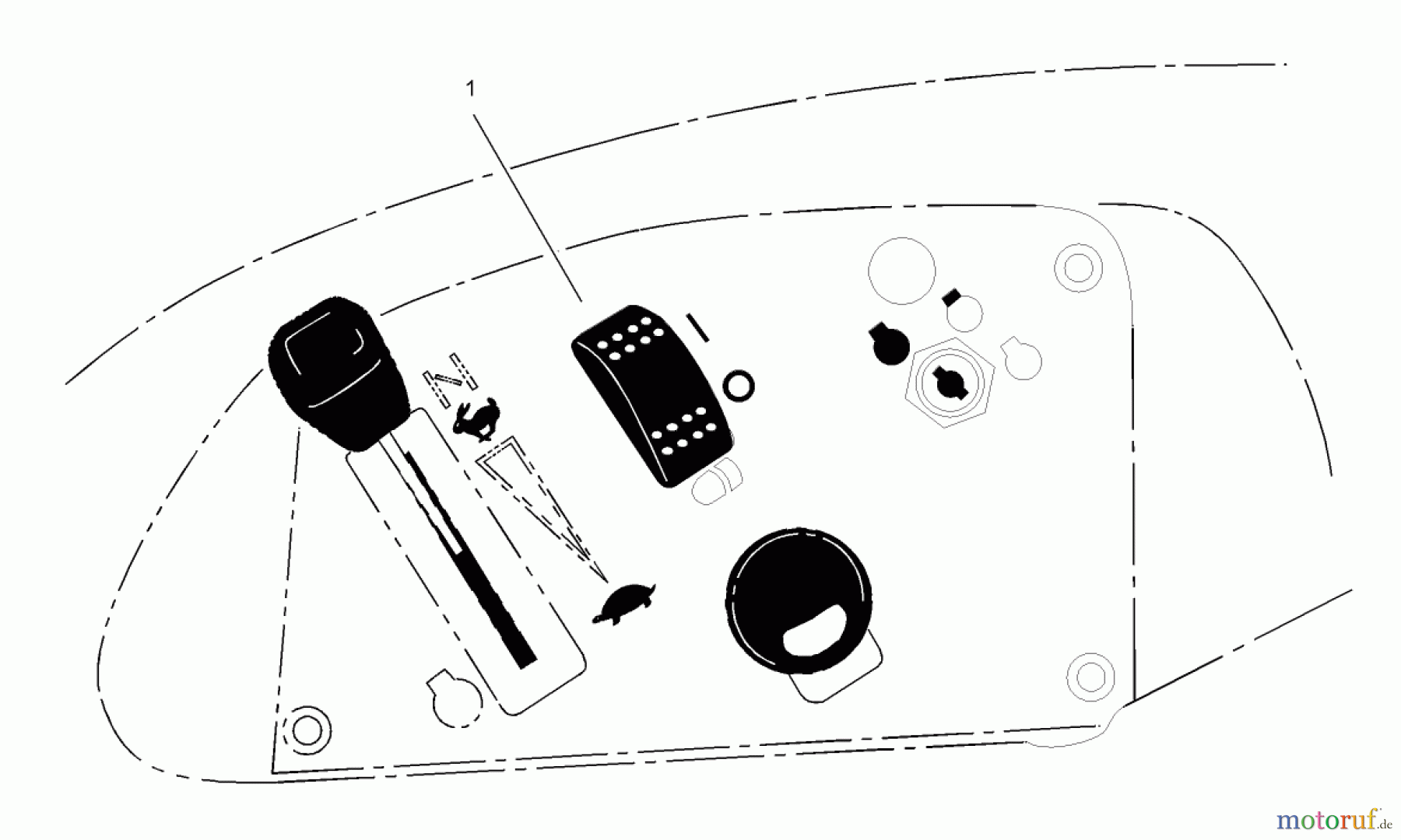  Toro Neu Accessories, Mower 107-9130 - Toro Light Kit, Zero-Turn-Radius Riding Mower SWITCH ASSEMBLY