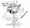 Toro 20620 - Lawnmower, 1986 (6000001-6999999) Pièces détachées ENGINE ASSEMBLY #1