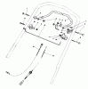 Toro 20620 - Lawnmower, 1986 (6000001-6999999) Pièces détachées TRACTION CONTROL ASSEMBLY