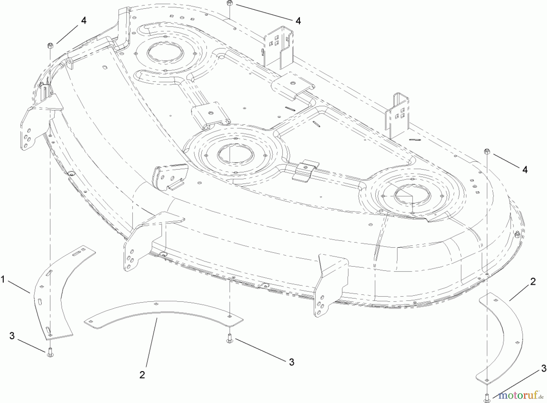  Toro Neu Accessories, Mower 114-1608 - Toro Deck Ring Kit, 50