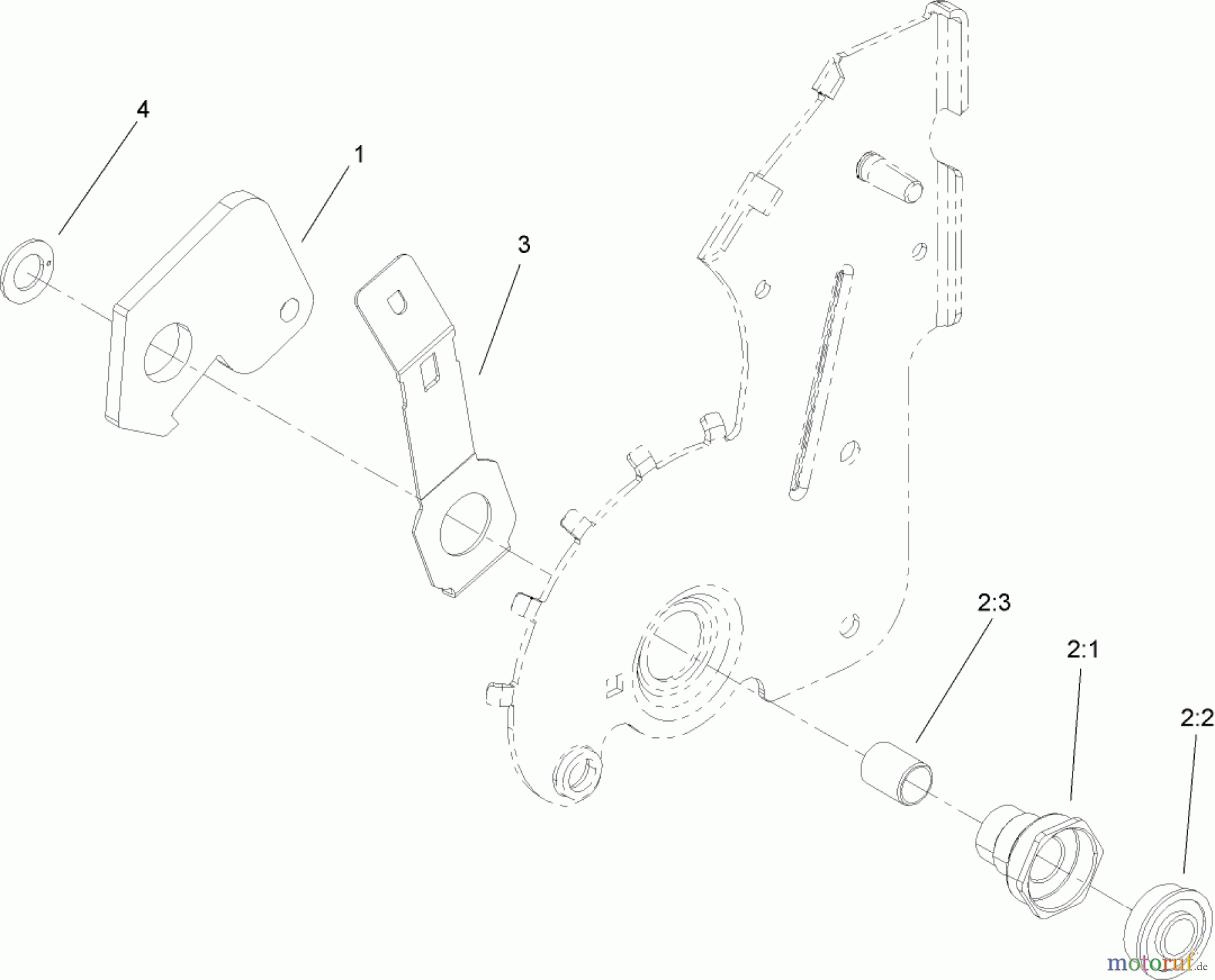  Toro Neu Accessories, Mower 114-2683 - Toro Threaded Pivot Arm Update Kit, 22