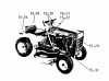 Toro 2-0200 - Lawn Ranger Tractor, 1971 Listas de piezas de repuesto y dibujos 15.000 SEAT, DECALS, MISC. TRIM