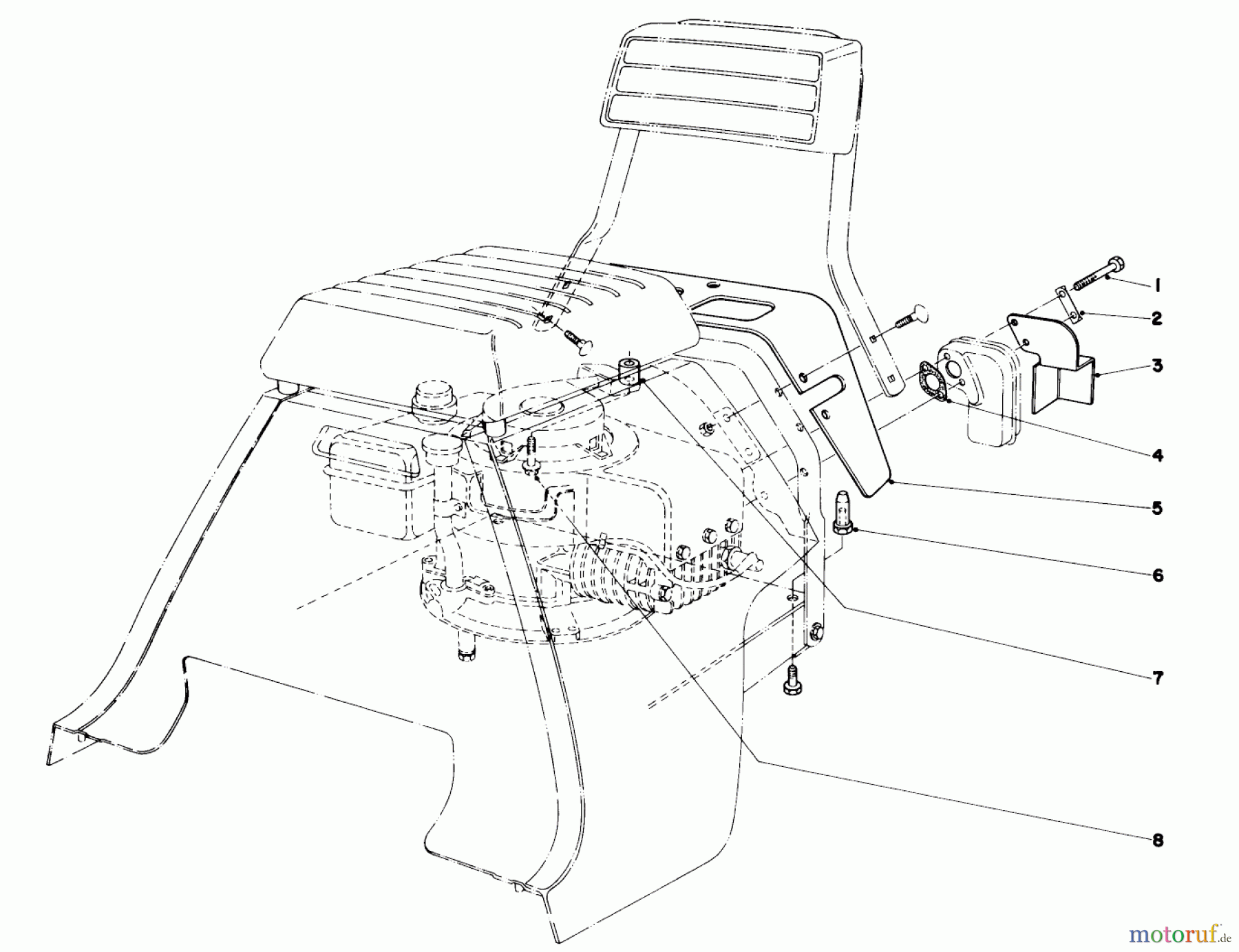  Toro Neu Accessories, Mower 25-3050 - Toro Retrofit Kit, 5 hp Rear Engine Rider RETRO FIT AUX. KIT 5 H.P. PREMIUM RIDERS