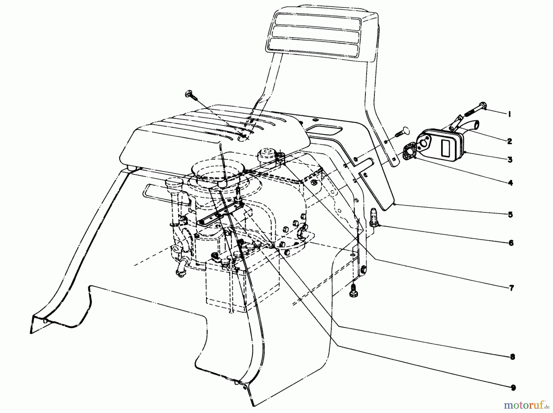  Toro Neu Accessories, Mower 25-3060 - Toro Retrofit Kit, 7 hp Rear Engine Rider RETRO FIT AUX. KIT 7 H.P. PREMIUM RIDERS
