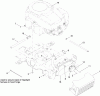 Toro 13AX90RS848 (LX423) - LX423 Lawn Tractor, 2011 (1-1) Pièces détachées MUFFLER AND SHIELD ASSEMBLY