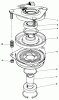 Toro 30136 - 36" Side Discharge Mower, 1985 (5000001-5999999) Pièces détachées CLUTCH ASSEMBLY NO. 54-3200