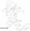 Toro 13BX60RG544 (LX425) - LX425 Lawn Tractor, 2007 (1A087H10172-1E237H10144) Pièces détachées MUFFLER ASSEMBLY