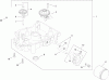 Toro 13BX60RG544 (LX425) - LX425 Lawn Tractor, 2007 (1A087H10172-1E237H10144) Pièces détachées OIL PAN AND LUBRICATION ASSEMBLY KOHLER SV720-0011