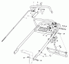 Toro 30144 - 44" Side Discharge Mower, 1985 (SN 5000001-5999999) Pièces détachées HANDLE ASSEMBLY