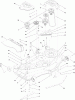 Toro 14AP80RP744 (GT2100) - GT2100 Garden Tractor, 2006 (1A136H30000-) Pièces détachées DECK ASSEMBLY