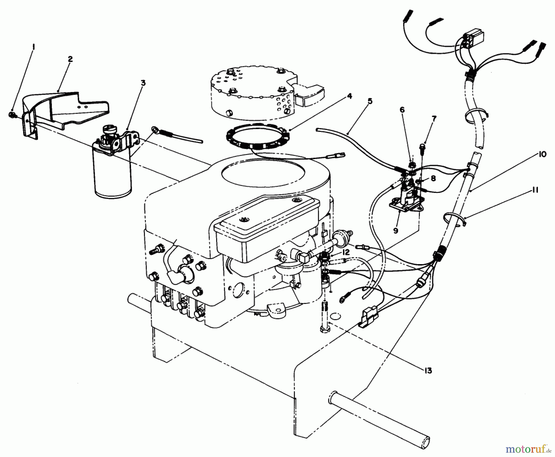  Toro Neu Accessories, Mower 30132 - Toro Electric Start Kit, 1985 (5000001-5999999) WIRING ASSEMBLY