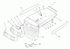 Toro 22-14OE01 (244-H) - 244-H Yard Tractor, 1991 (1000001-1999999) Pièces détachées HOOD ASSEMBLY