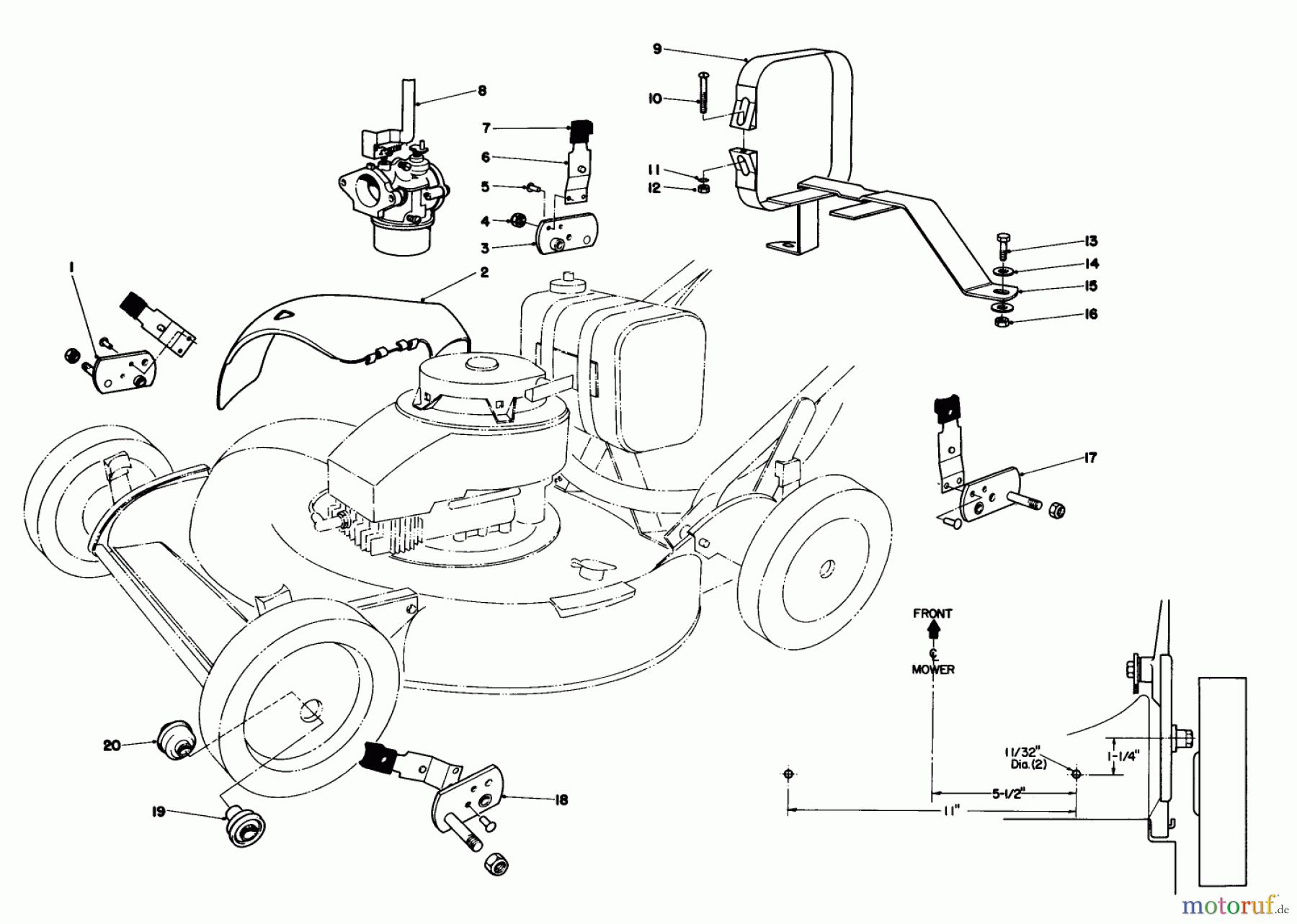  Toro Neu Accessories, Mower 39-1360 - Toro 2-Cycle Retrofit Kit, 21