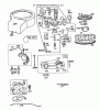 Toro 59111 - Easy Empty Grass Catcher, 1987 (7000001-7999999) Listas de piezas de repuesto y dibujos ENGINE BRIGGS & STRATTON MODEL NO. 191707-2161-01 8 H.P. REAR ENGINE RIDER ELECTRIC MODEL 56145 #2