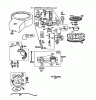 Toro 59111 - Easy Empty Grass Catcher, 1988 (8000001-8999999) Listas de piezas de repuesto y dibujos ENGINE BRIGGS & STRATTON MODEL NO. 191707-2161-01 8 H.P. REAR ENGINE RIDER RECOIL MODEL 56145 #2