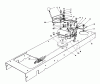 Toro 56145 (8-32) - 8-32 Rear Engine Rider, 1988 (8000001-8999999) Listas de piezas de repuesto y dibujos TRANSMISSION LINKAGE ASSEMBLY