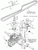 Toro 32-12BE01 (212-H) - 212-H Tractor, 1989 Listas de piezas de repuesto y dibujos HYDROSTATIC TRANSAXLE