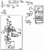 Toro 32-16BE01 (216-H) - 216-H Tractor, 1990 Pièces détachées CARBURETOR AND AIR CLEANER