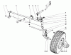 Toro 55055 (800) - 800 Electric Lawn Tractor, 1971 (1000001-1999999) Pièces détachées FRONT AXLE ASSEMBLY